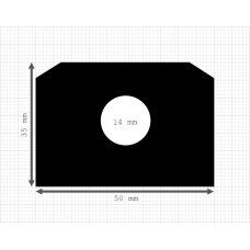 Luikenpakking | EPDM | 50 x 35 mm